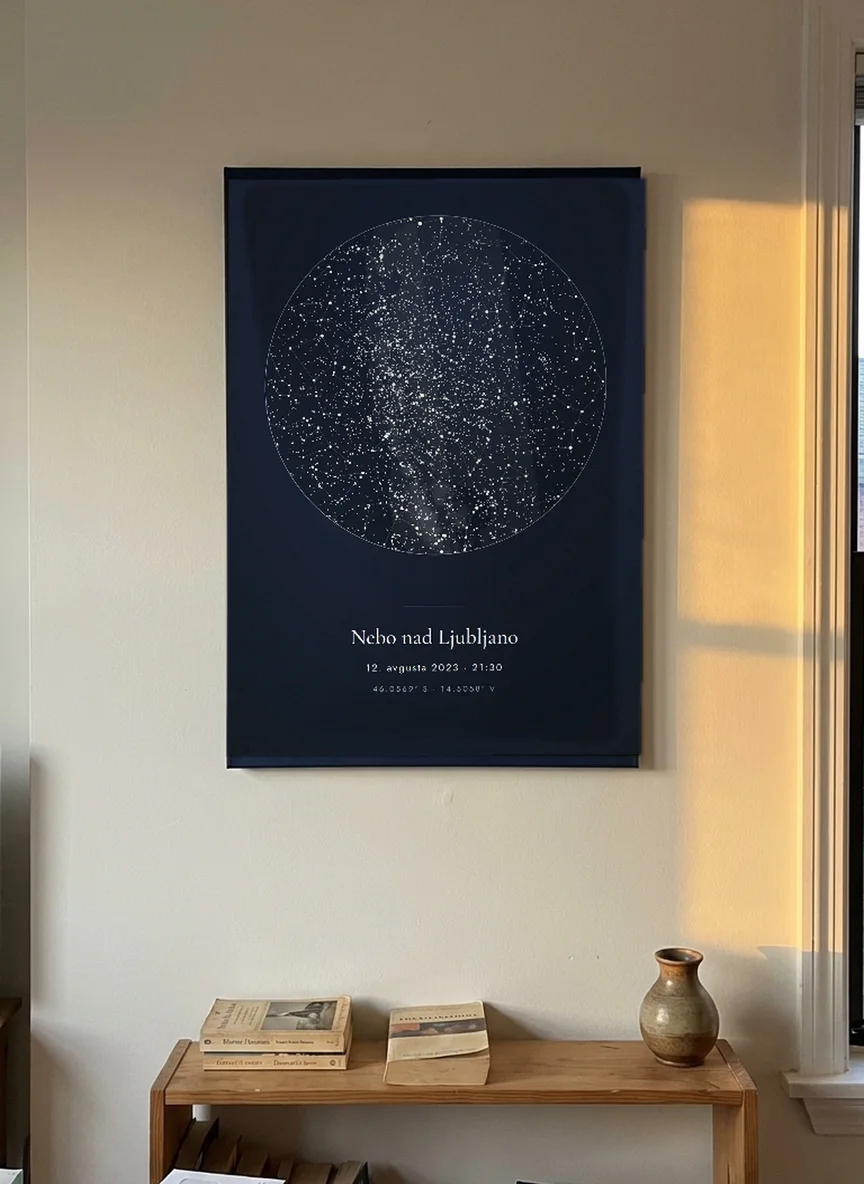Plakat Stellarto v prostoru (vzorčni motiv)